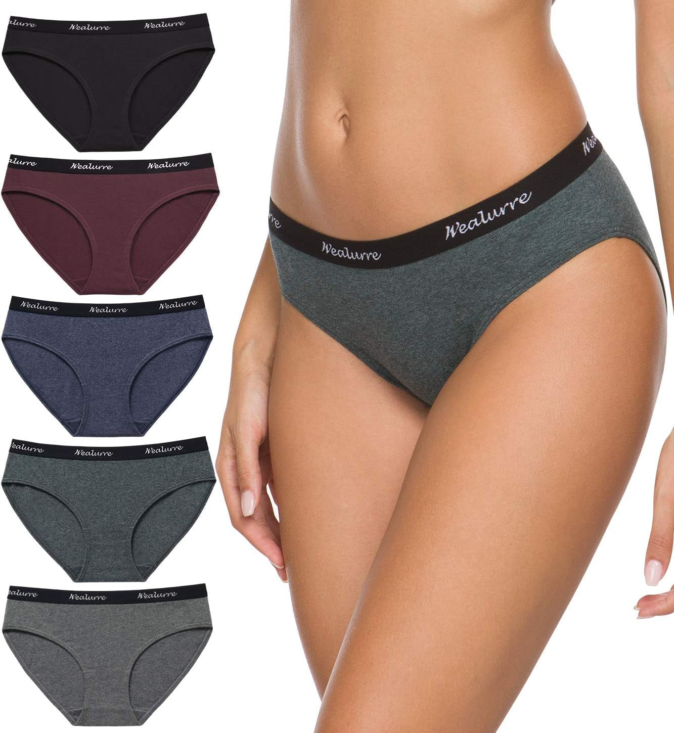 Women's High Waist Cotton Briefs