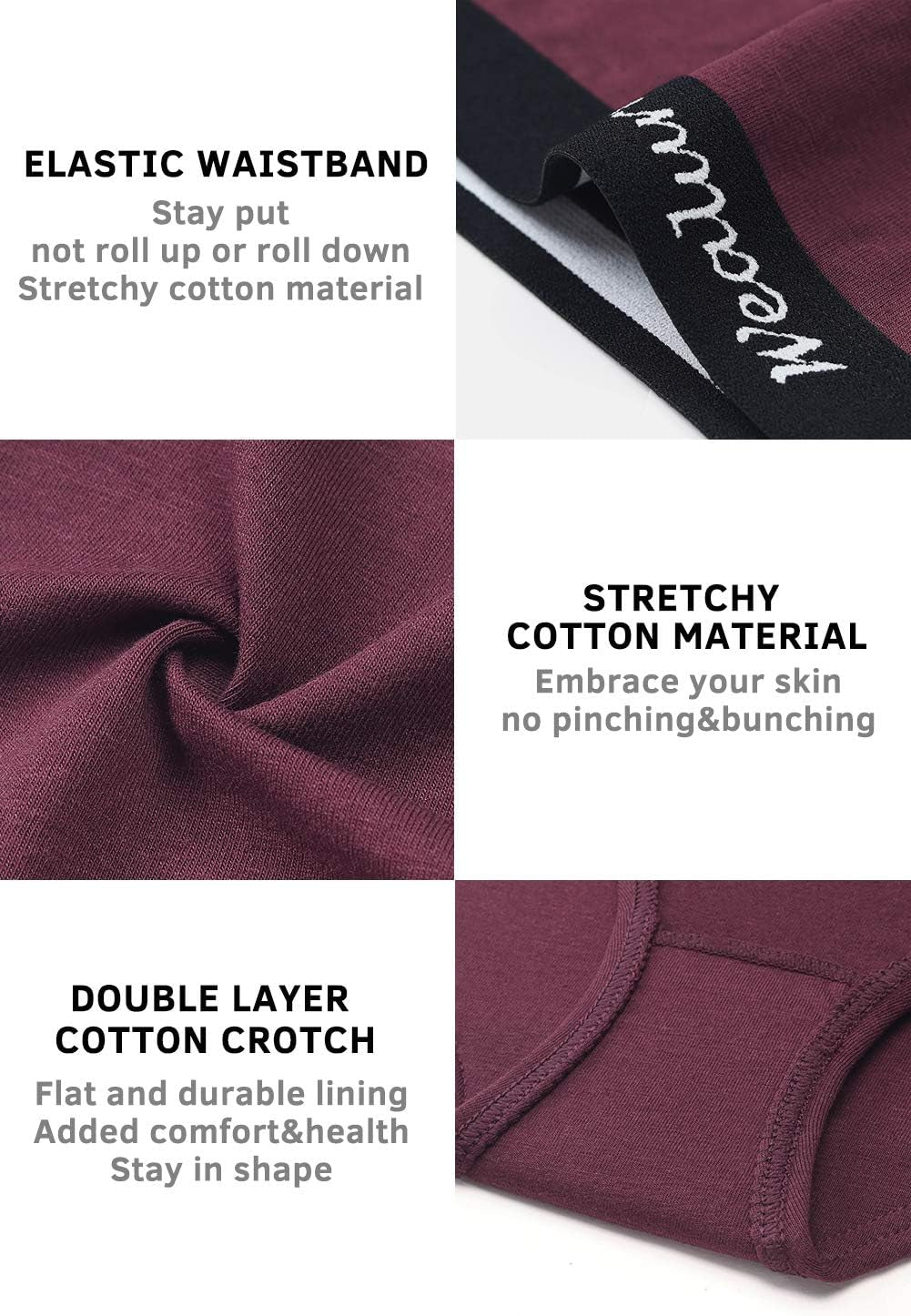 Women's High Waist Cotton Briefs