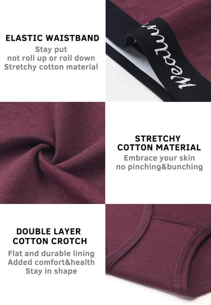 Women's High Waist Cotton Briefs
