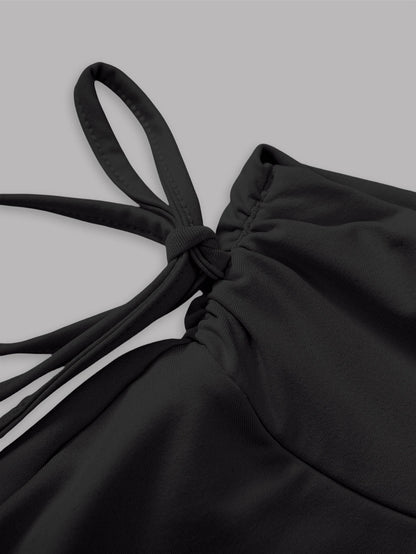 Women's Summer Solid Color High Waist Slim Fit Elastic Waist Short Skirt - Versatile Outdoor Fashion, In Stock