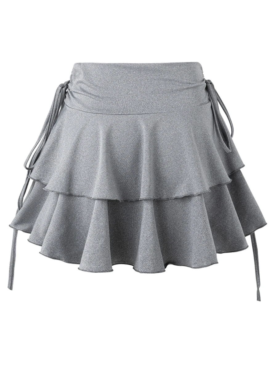 Women's Summer Solid Color High Waist Slim Fit Elastic Waist Short Skirt - Versatile Outdoor Fashion, In Stock