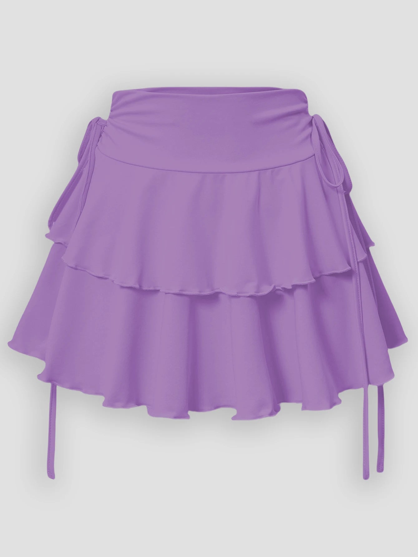 Women's Summer Solid Color High Waist Slim Fit Elastic Waist Short Skirt - Versatile Outdoor Fashion, In Stock