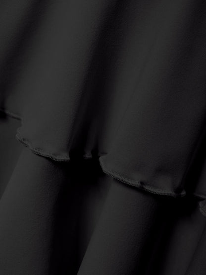 Women's Summer Solid Color High Waist Slim Fit Elastic Waist Short Skirt - Versatile Outdoor Fashion, In Stock