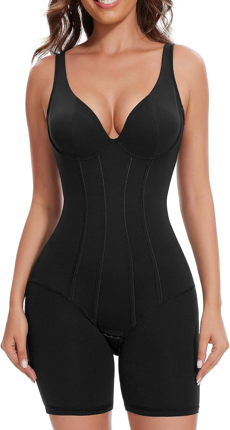 Women's V-Neck Shapewear Bodysuit