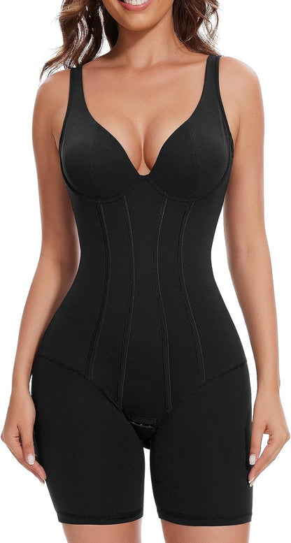 Women's V-Neck Shapewear Bodysuit
