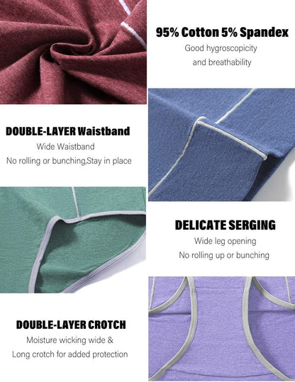 Women's High Waist Cotton Briefs